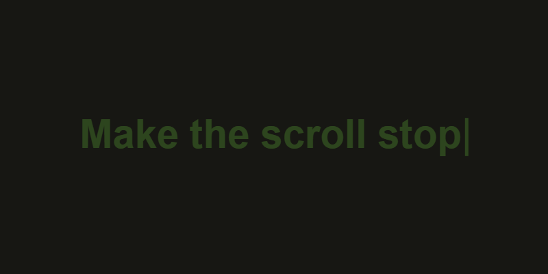 Social post typing GIF example